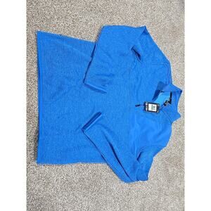 Under Armour Sweater Men's Large Blue 1/2 Zip Fleece UA Drive New